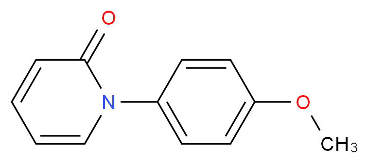 1-(4-Methoxyphenyl)pyridin-2(1H)-one_Molecular_structure_CAS_725256-40-6)