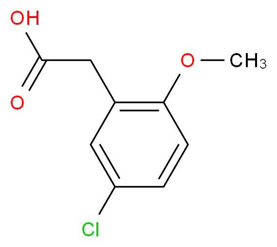 (5-Chloro-2-methoxy-phenyl)-acetic acid_Molecular_structure_CAS_7569-62-2)