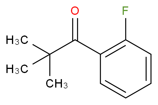 1-(2-fluorophenyl)-2,2-dimethylpropan-1-one_Molecular_structure_CAS_)