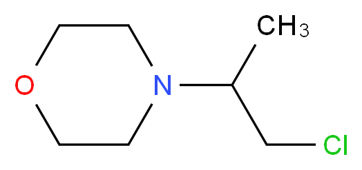 4-(2-chloro-1-methylethyl)morpholine_Molecular_structure_CAS_76191-26-9)