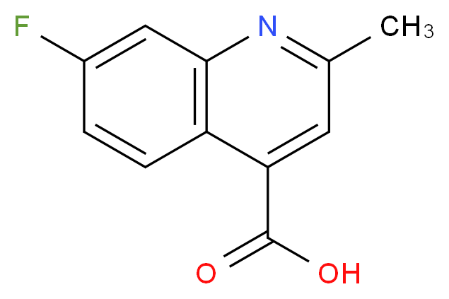 7-fluoro-2-methylquinoline-4-carboxylic acid_Molecular_structure_CAS_915923-73-8)