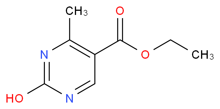ethyl 2-hydroxy-4-methylpyrimidine-5-carboxylate_Molecular_structure_CAS_)