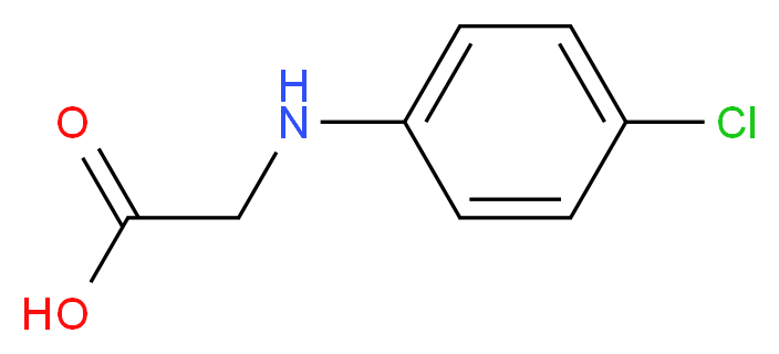N-(4-chlorophenyl)glycine_Molecular_structure_CAS_5465-90-7)