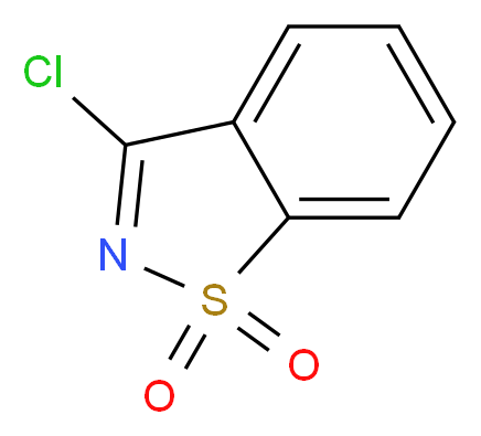 3-Chloro-benzo[d]isothiazole 1,1-dioxide_Molecular_structure_CAS_567-19-1)