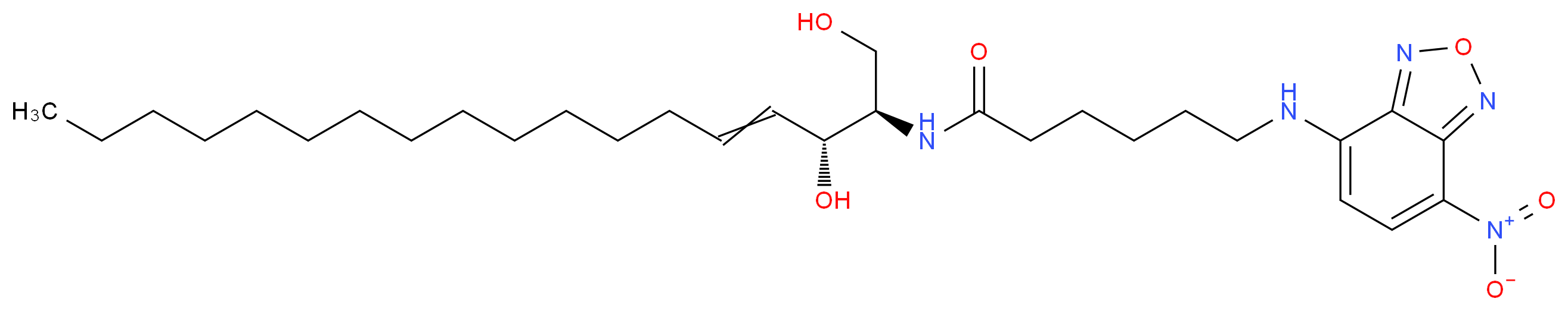 N-(NBD-Aminocaproyl)-L-threo-sphingosine_Molecular_structure_CAS_)