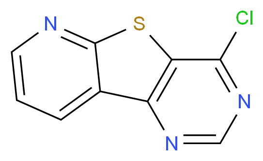 4-Chloropyrido[3',2':4,5]thieno[3,2-d]pyrimidine_Molecular_structure_CAS_)