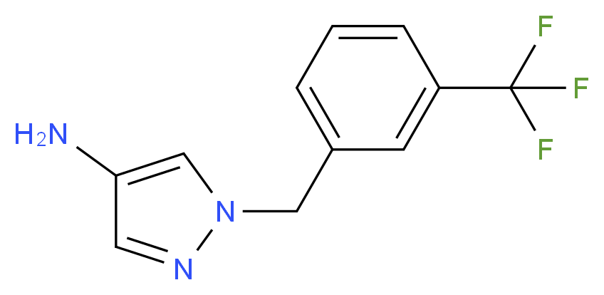 1-[3-(trifluoromethyl)benzyl]-1H-pyrazol-4-amine_Molecular_structure_CAS_1002033-51-3)