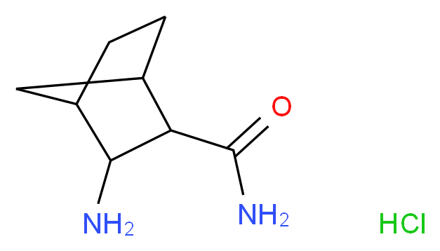 3-aminobicyclo[2.2.1]heptane-2-carboxamide hydrochloride_Molecular_structure_CAS_)