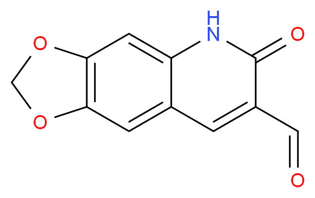 6-oxo-5,6-dihydro-[1,3]dioxolo[4,5-g]quinoline-7-carbaldehyde_Molecular_structure_CAS_)