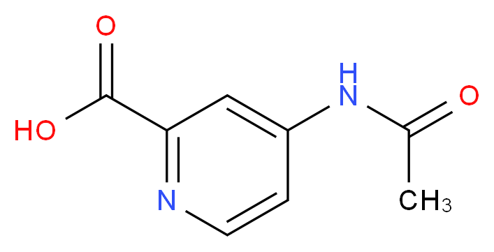 4-ACETAMIDOPYRIDINE-2-CARBOXYLIC ACID_Molecular_structure_CAS_84487-16-1)