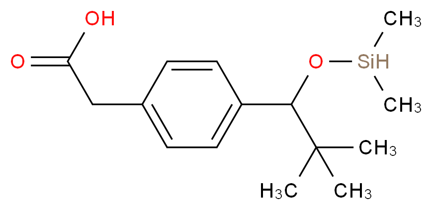 [4-(tert-Butyl-dimethyl-silanyloxymethyl)-phenyl]-acetic acid_Molecular_structure_CAS_886363-54-8)
