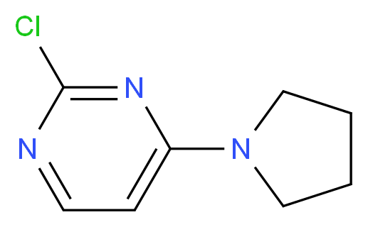 2-chloro-4-(pyrrolidin-1-yl)pyrimidine_Molecular_structure_CAS_)