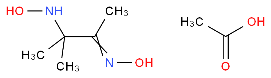 2-(Hydroxyamino)-3-(hydroxyimino)-2-methylbutane acetate_Molecular_structure_CAS_)