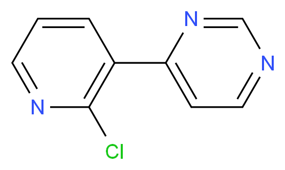 4-(2-Chloro-3-pyridinyl)pyrimidine_Molecular_structure_CAS_)