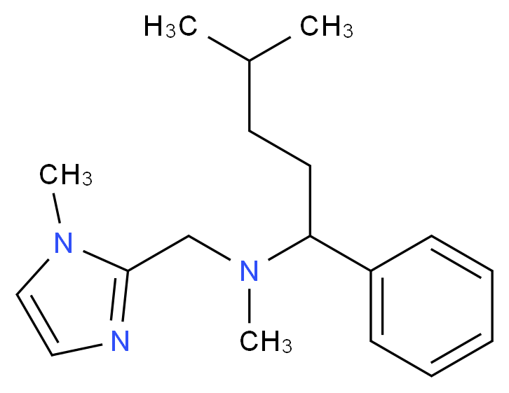 N,4-dimethyl-N-[(1-methyl-1H-imidazol-2-yl)methyl]-1-phenylpentan-1-amine_Molecular_structure_CAS_)