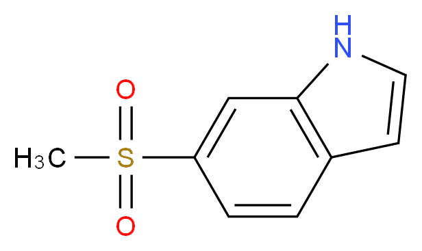 6-(Methylsulfonyl)-1H-indole_Molecular_structure_CAS_467461-40-1)