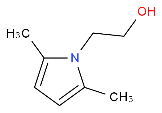 2-(2,5-dimethyl-1H-pyrrol-1-yl)ethanol_Molecular_structure_CAS_83662-06-0)