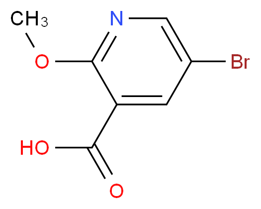 5-Bromo-2-methoxypyridine-3-carboxylic acid_Molecular_structure_CAS_54916-66-4)