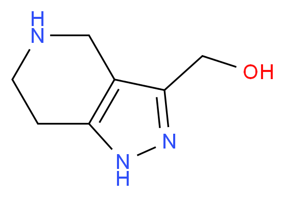 4,5,6,7-tetrahydro-1H-pyrazolo[4,3-c]pyridin-3-ylmethanol_Molecular_structure_CAS_)