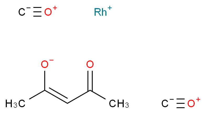 Dicarbonyl(2,4-pentanedionato)rhodium(I)_Molecular_structure_CAS_14874-82-9)