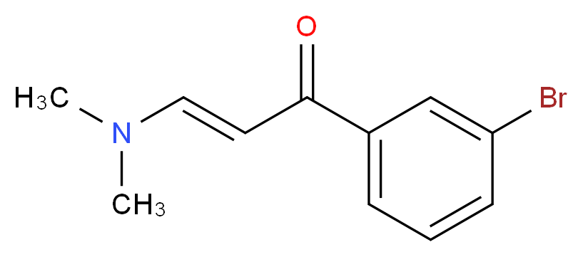 trans-1-(3-Bromophenyl)-3-dimethylamino-2-propen-1-one_Molecular_structure_CAS_1203648-40-1)