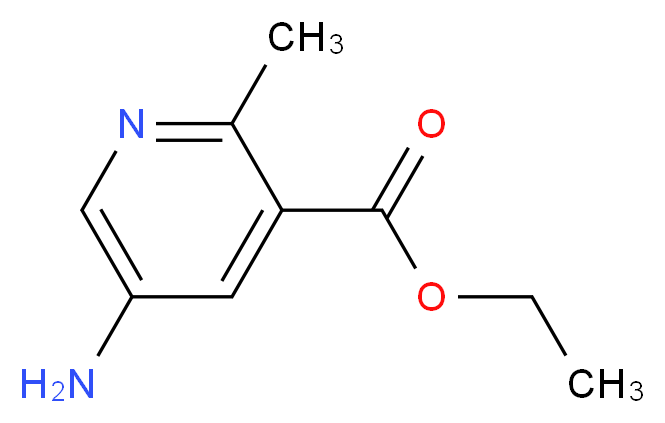 5-AMINO-2-METHYL-NICOTINIC ACID ETHYL ESTER_Molecular_structure_CAS_60390-42-3)