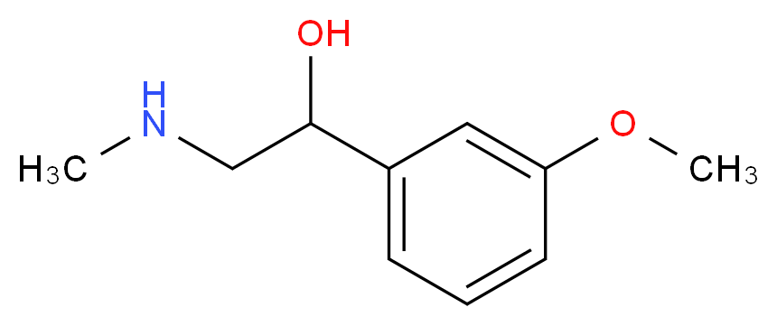 1-(3-Methoxyphenyl)-2-(methylamino)ethanol_Molecular_structure_CAS_92188-49-3)