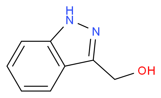 3-(Hydroxymethyl)indazole_Molecular_structure_CAS_64132-13-4)