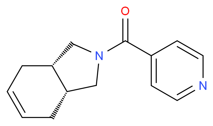 (3aR*,7aS*)-2-isonicotinoyl-2,3,3a,4,7,7a-hexahydro-1H-isoindole_Molecular_structure_CAS_)