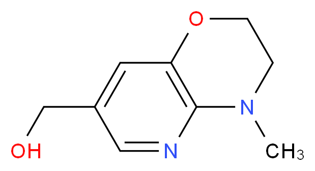 3,4-Dihydro-7-(hydroxymethyl)-4-methyl-2H-pyrido[3,2-b][1,4]oxazine_Molecular_structure_CAS_921938-81-0)