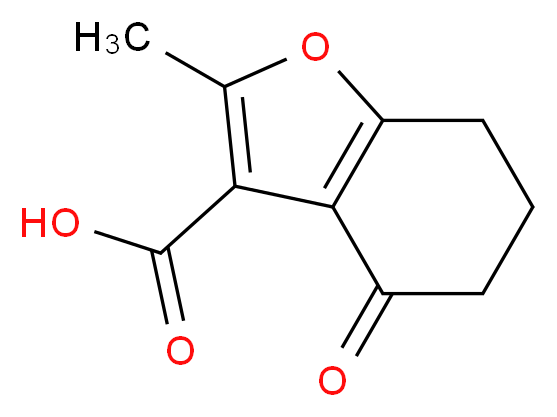 2-methyl-4-oxo-4,5,6,7-tetrahydrobenzofuran-3-carboxylic acid_Molecular_structure_CAS_)