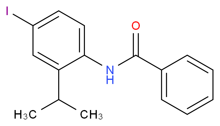 N-(4-iodo-2-isopropylphenyl)benzamide_Molecular_structure_CAS_509114-15-2)