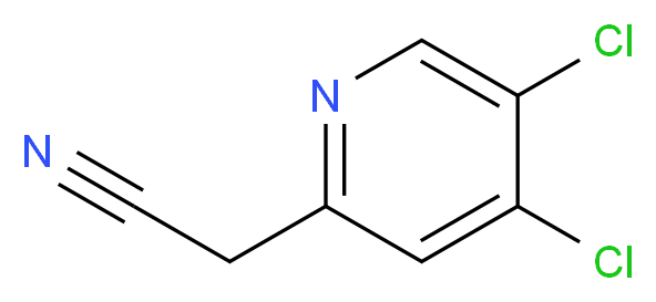 2-(4,5-dichloropyridin-2-yl)acetonitrile_Molecular_structure_CAS_1196153-80-6)