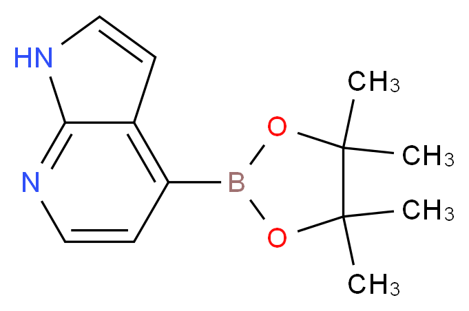 4-(4,4,5,5-Tetramethyl-1,3,2-dioxaborolan-2-yl)-1H-pyrrolo[2,3-b]pyridine_Molecular_structure_CAS_942919-26-8)