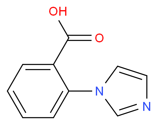 2-(1H-Imidazol-1-yl)benzoic acid_Molecular_structure_CAS_)