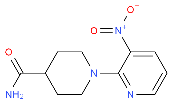 1-(3-Nitropyridin-2-yl)piperidine-4-carboxamide_Molecular_structure_CAS_668462-40-6)