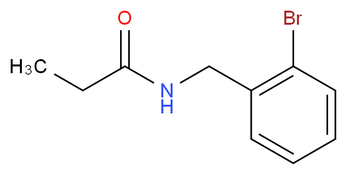 N-(2-bromobenzyl)propanamide_Molecular_structure_CAS_915921-40-3)