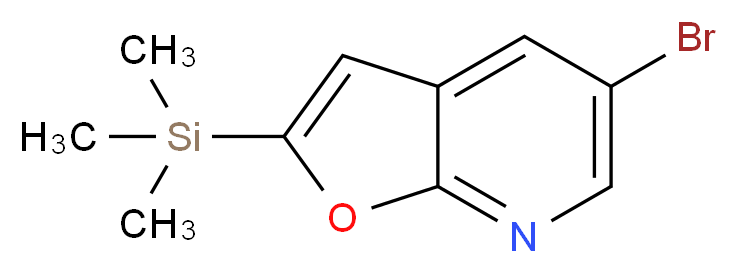 5-Bromo-2-(trimethylsilyl)furo[2,3-b]pyridine_Molecular_structure_CAS_)
