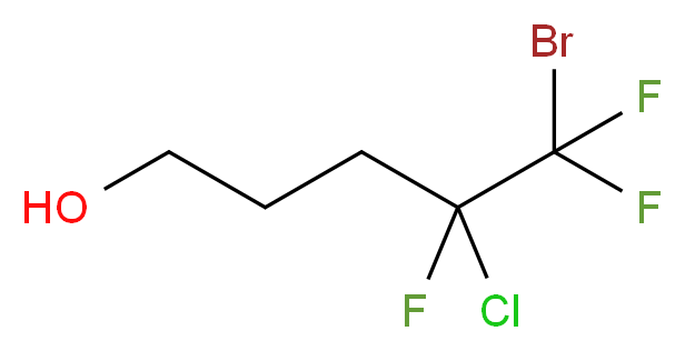 5-Bromo-4-chloro-4,5,5-trifluoropentan-1-ol 97%_Molecular_structure_CAS_222026-50-8)