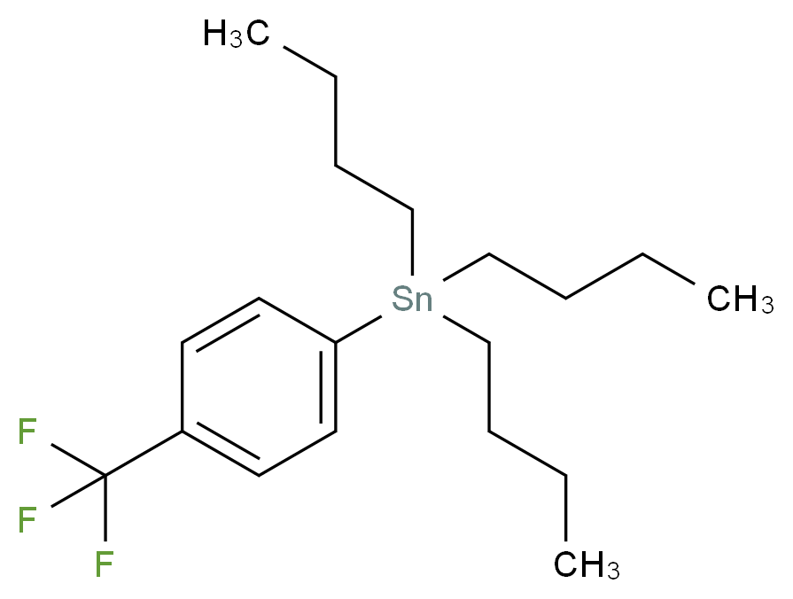 4-(Tri-n-butylstannyl)benzotrifluoride 95+%_Molecular_structure_CAS_)