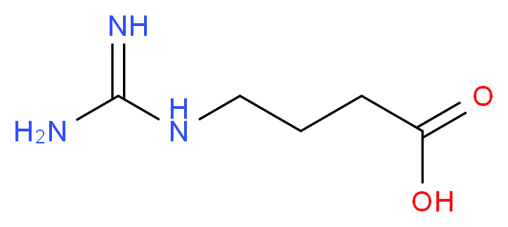 4-Guanidinobutyric acid_Molecular_structure_CAS_463-00-3)