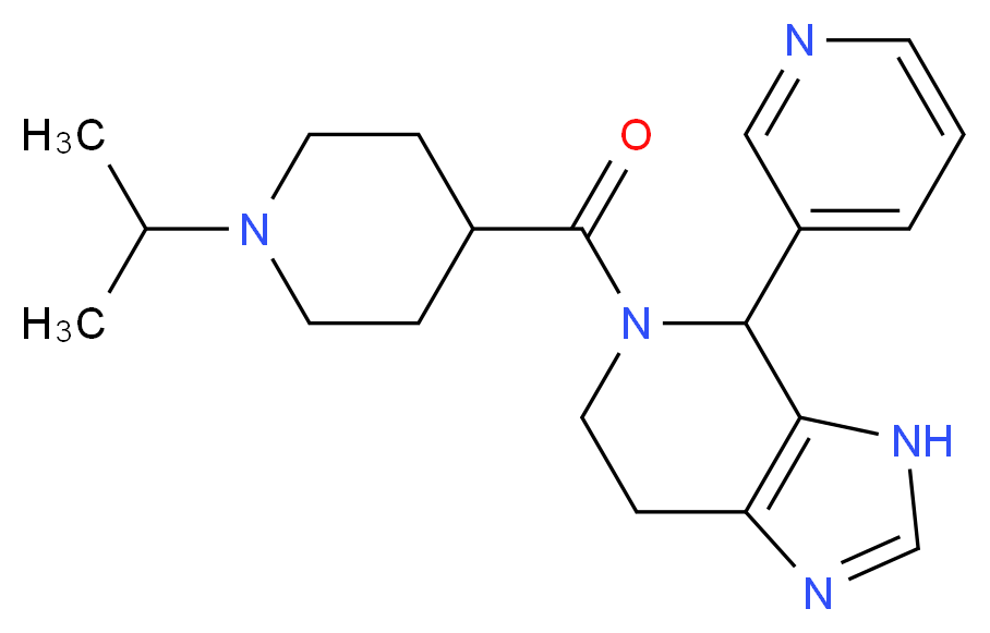 5-[(1-isopropylpiperidin-4-yl)carbonyl]-4-pyridin-3-yl-4,5,6,7-tetrahydro-3H-imidazo[4,5-c]pyridine_Molecular_structure_CAS_)