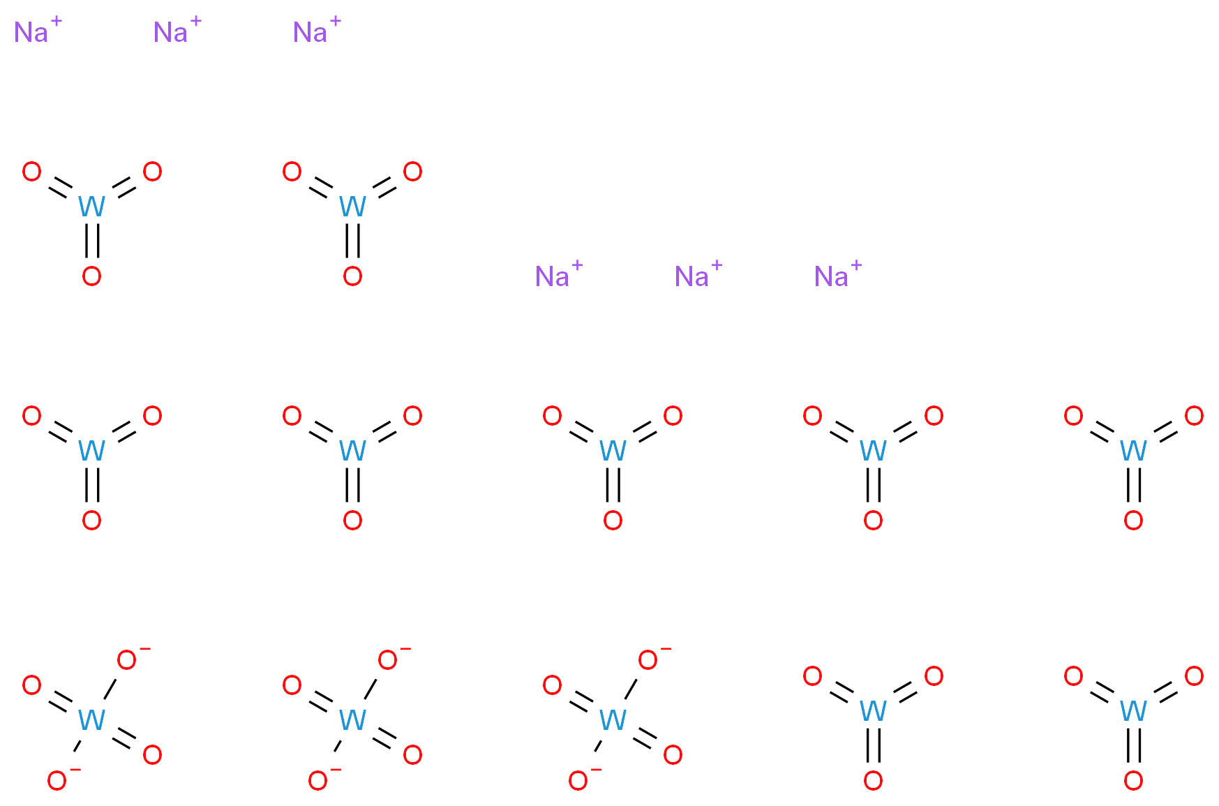 Sodium polytungstate solution_Molecular_structure_CAS_12141-67-2)
