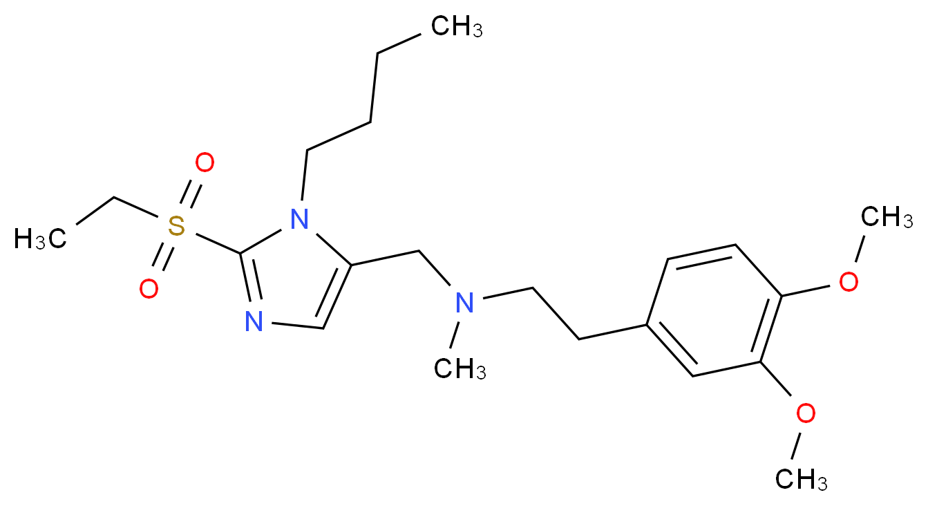 N-{[1-butyl-2-(ethylsulfonyl)-1H-imidazol-5-yl]methyl}-2-(3,4-dimethoxyphenyl)-N-methylethanamine_Molecular_structure_CAS_)