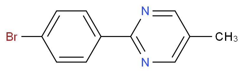 2-(4-bromophenyl)-5-methylpyrimidine_Molecular_structure_CAS_174720-38-8)