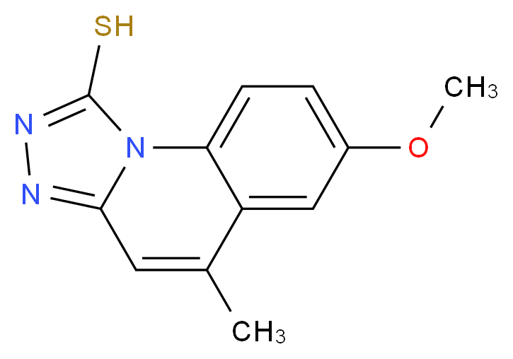 7-methoxy-5-methyl[1,2,4]triazolo[4,3-a]quinoline-1-thiol_Molecular_structure_CAS_)