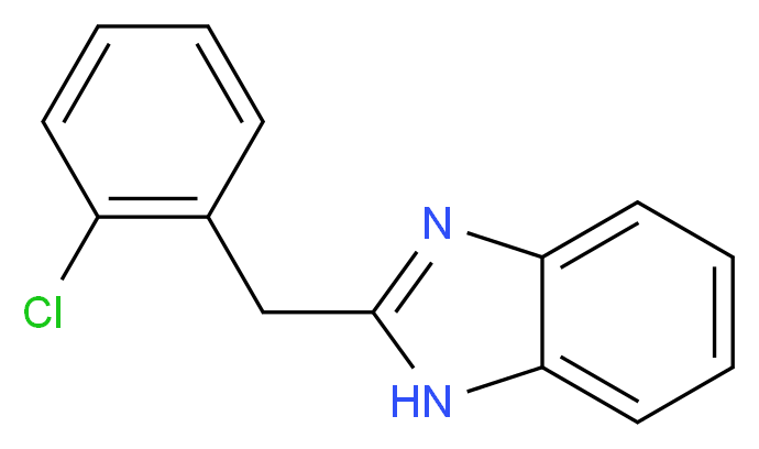 2-(2-Chlorobenzyl)-1H-benzimidazole_Molecular_structure_CAS_)
