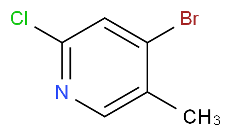 4-Bromo-2-chloro-5-methylpyridine_Molecular_structure_CAS_867279-13-8)
