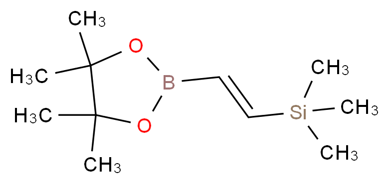 2-(Trimethylsilyl)vinylboronic acid pinacol ester_Molecular_structure_CAS_126688-99-1)
