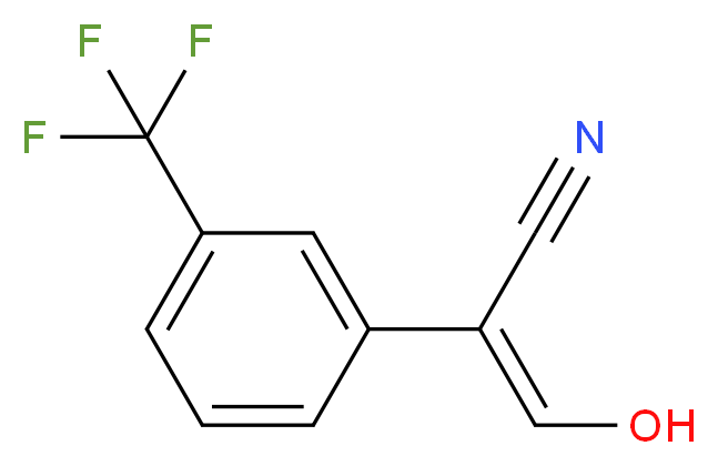 3-hydroxy-2-[3-(trifluoromethyl)phenyl]acrylonitrile_Molecular_structure_CAS_62739-04-2)